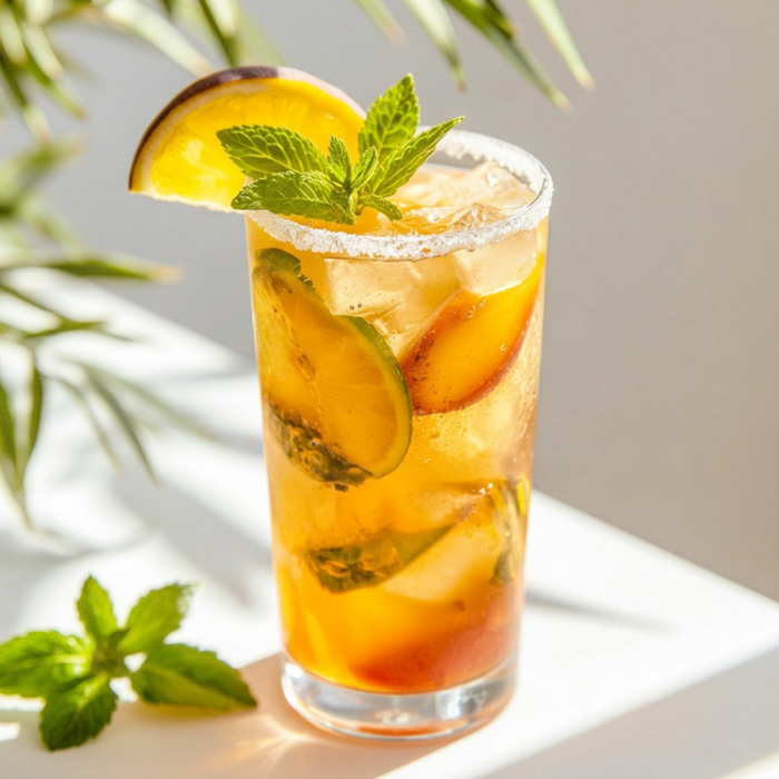 Peach Sweet Tea with Mango Habanero Kick